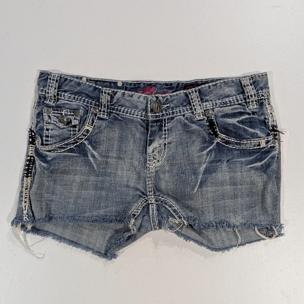 Rock & Roll Cowgirl Women's Low Rise Jean Shorts